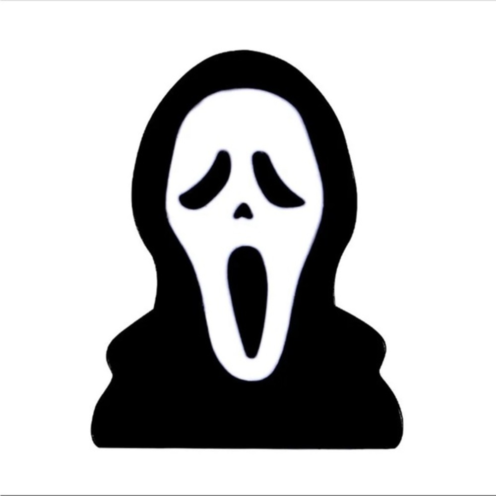 5/20$  Scream Ghost Face Ghostface Horror Kawaii Aesthetic Goth Enamel Pin - Picture 10 of 16
